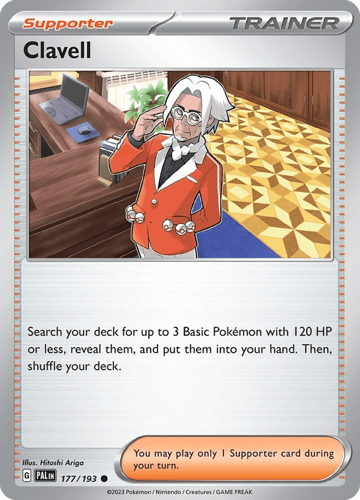 Clavell, kortbilde fra pokemontcg.io