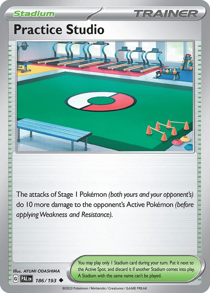 Practice Studio, kortbilde fra pokemontcg.io