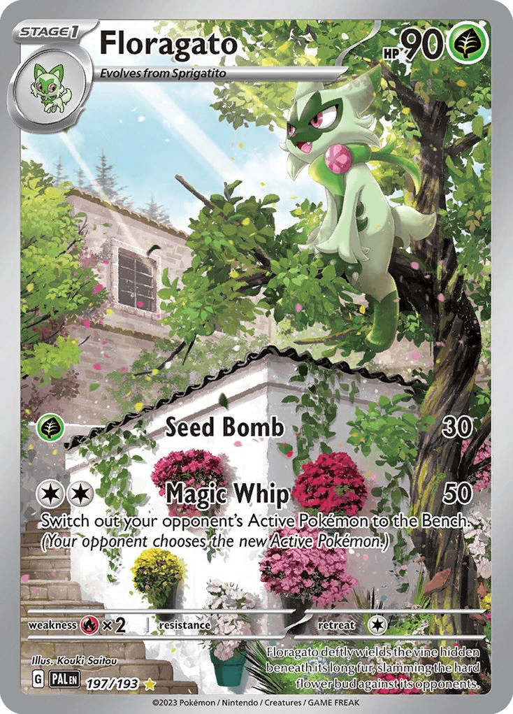 Floragato, kortbilde fra pokemontcg.io