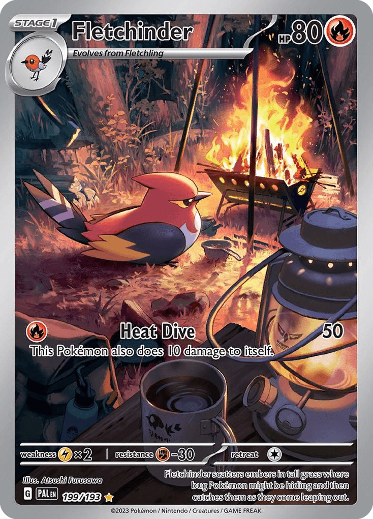 Fletchinder, kortbilde fra pokemontcg.io