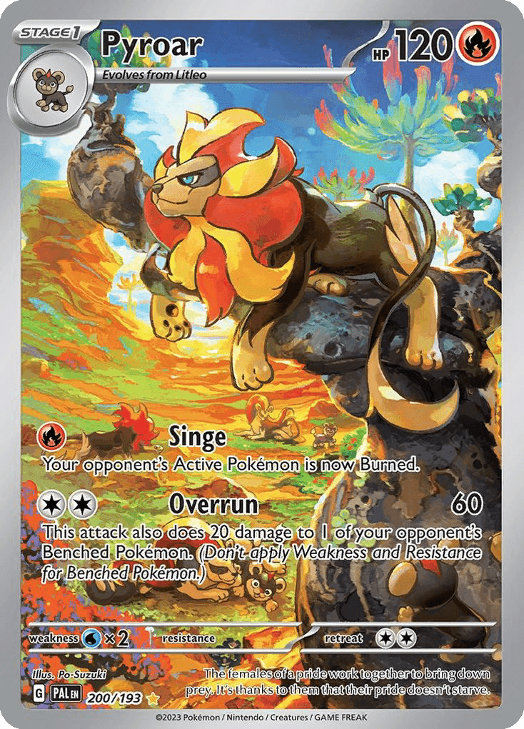 Pyroar, kortbilde fra pokemontcg.io