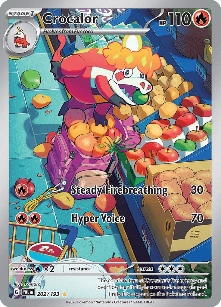 Crocalor, kortbilde fra pokemontcg.io