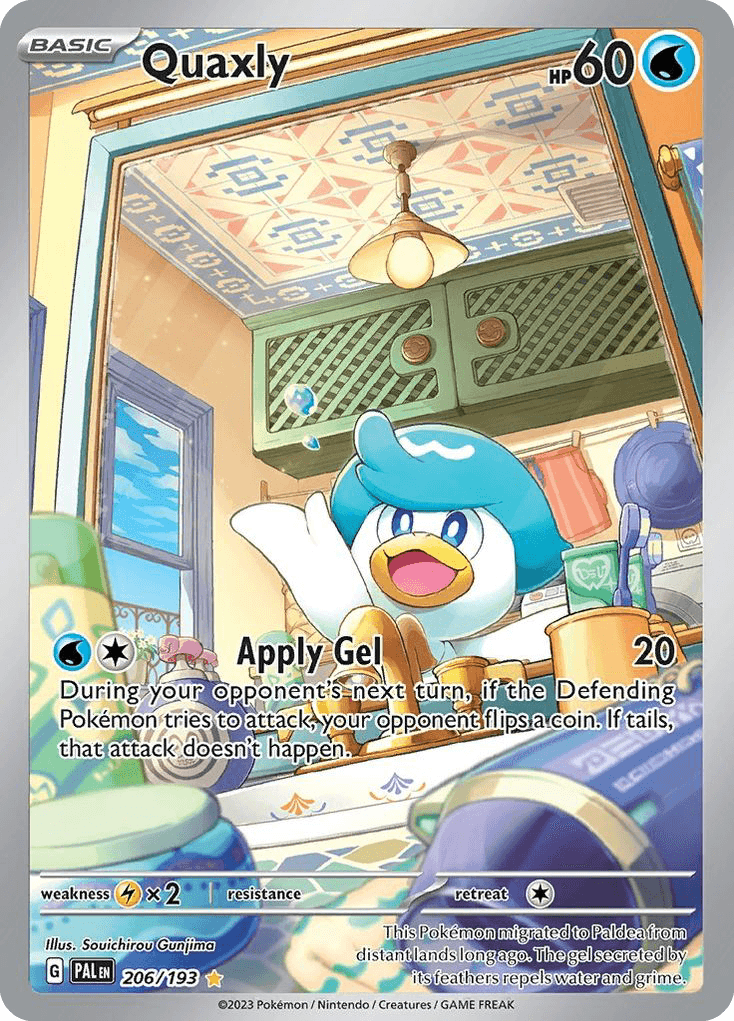 Quaxly, kortbilde fra pokemontcg.io