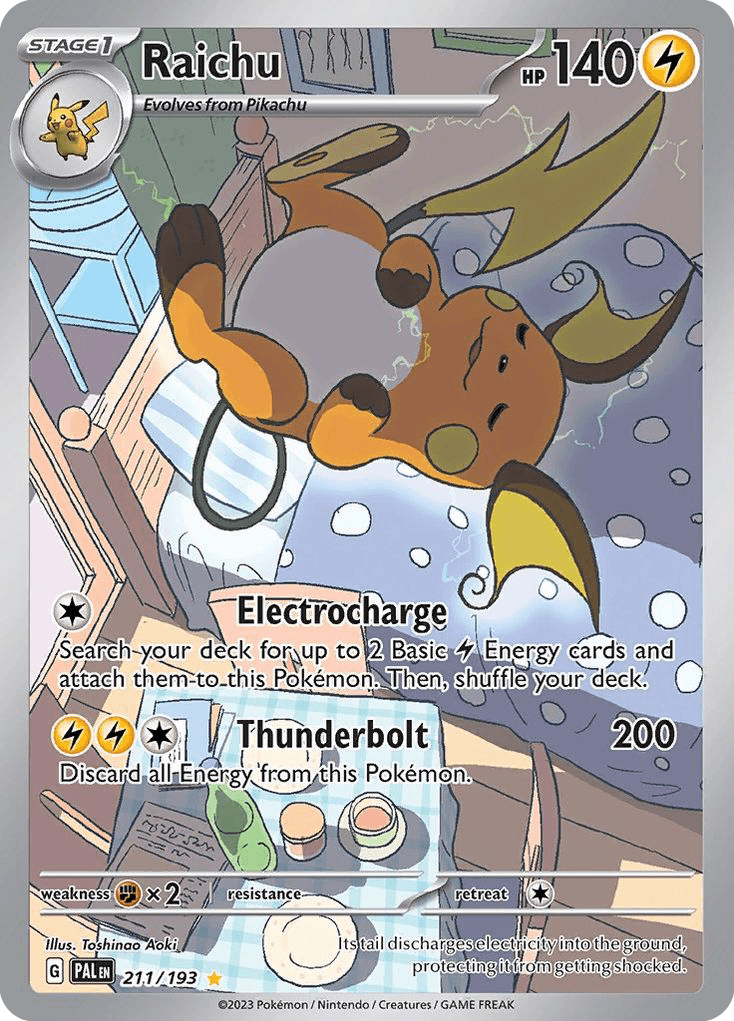 Raichu, kortbilde fra pokemontcg.io