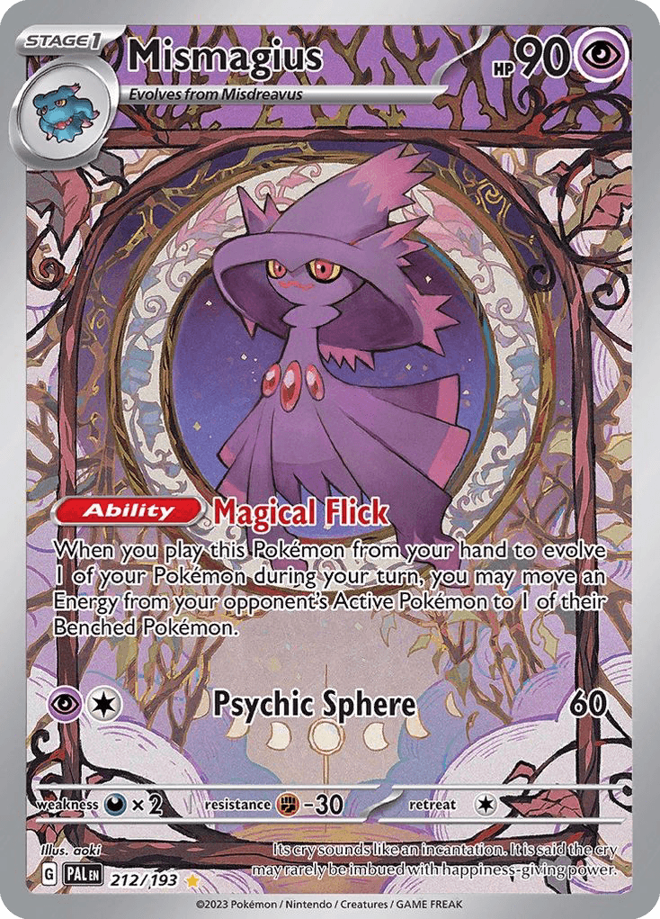 Mismagius, kortbilde fra pokemontcg.io