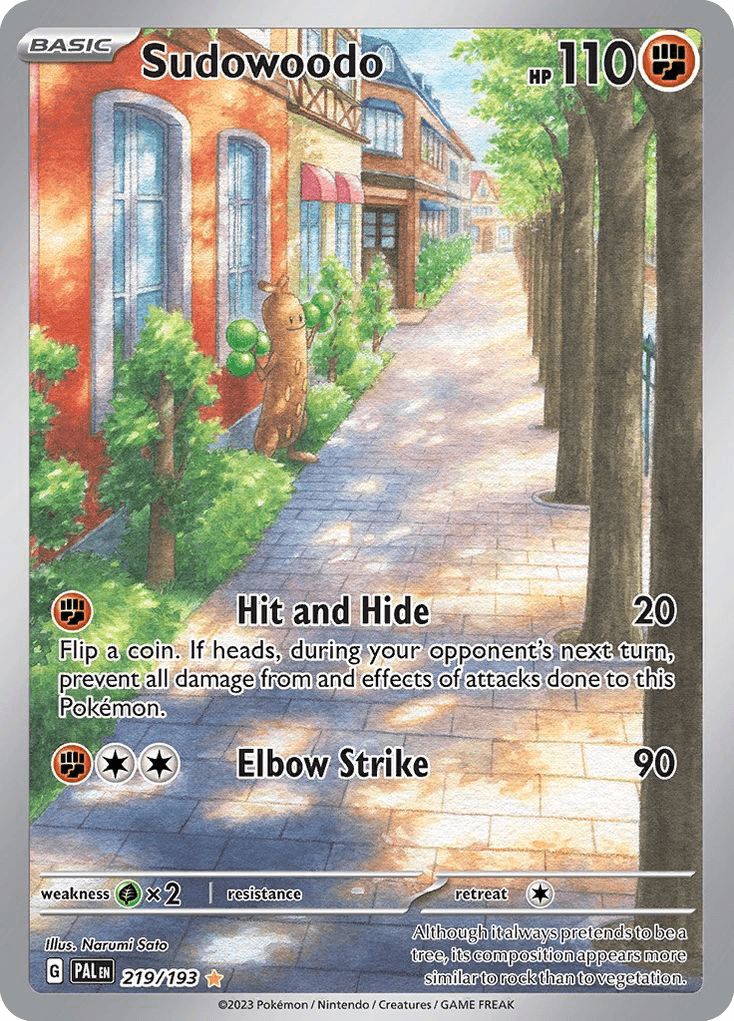 Sudowoodo, kortbilde fra pokemontcg.io