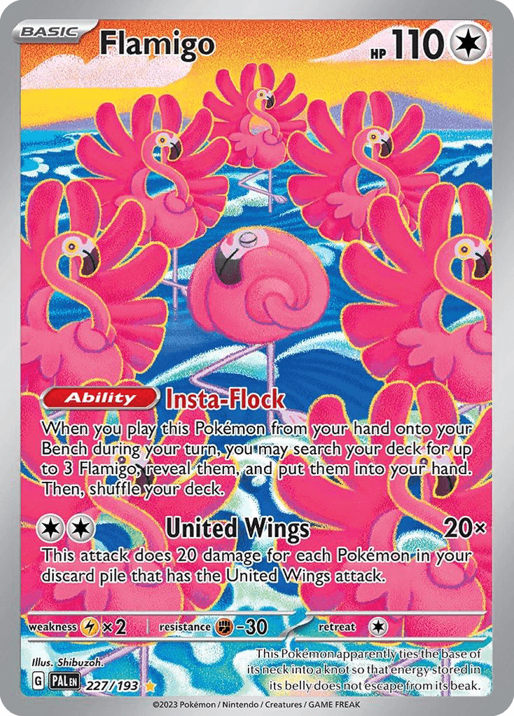 Flamigo, kortbilde fra pokemontcg.io