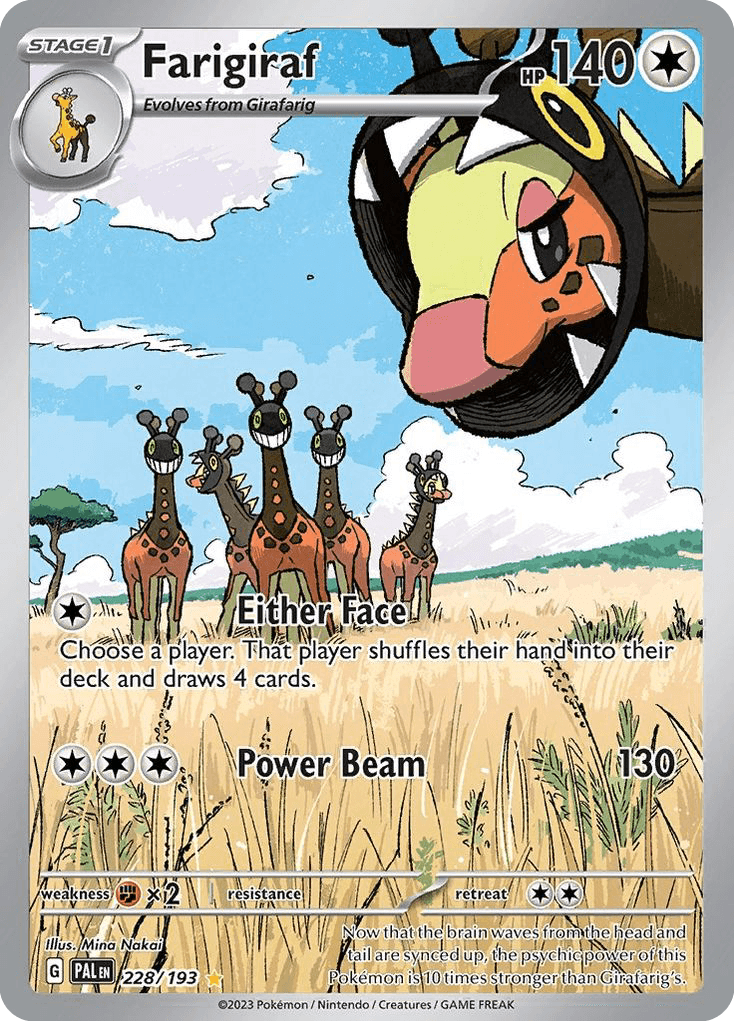 Farigiraf, kortbilde fra pokemontcg.io