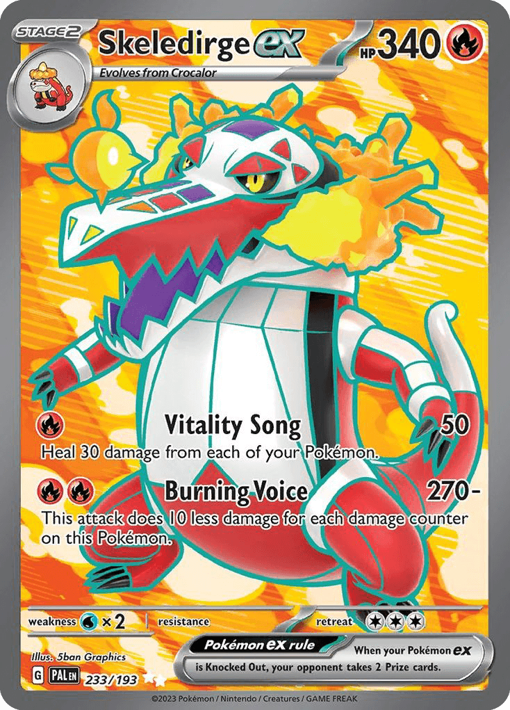 Skeledirge ex, kortbilde fra pokemontcg.io
