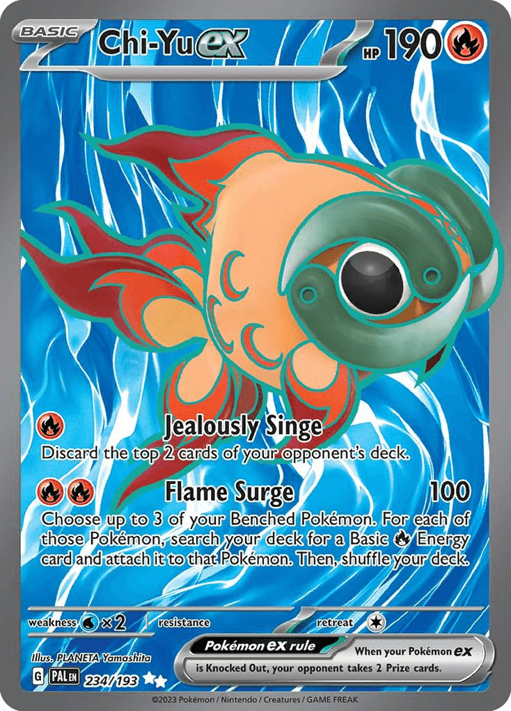 Chi-Yu ex, kortbilde fra pokemontcg.io