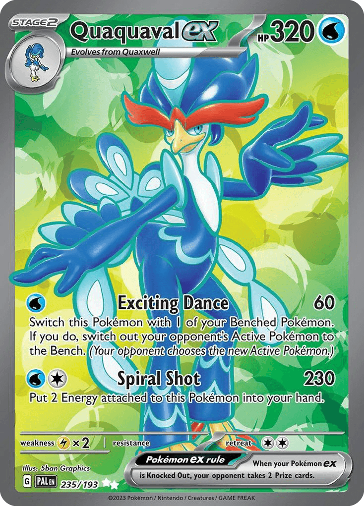 Quaquaval ex, kortbilde fra pokemontcg.io