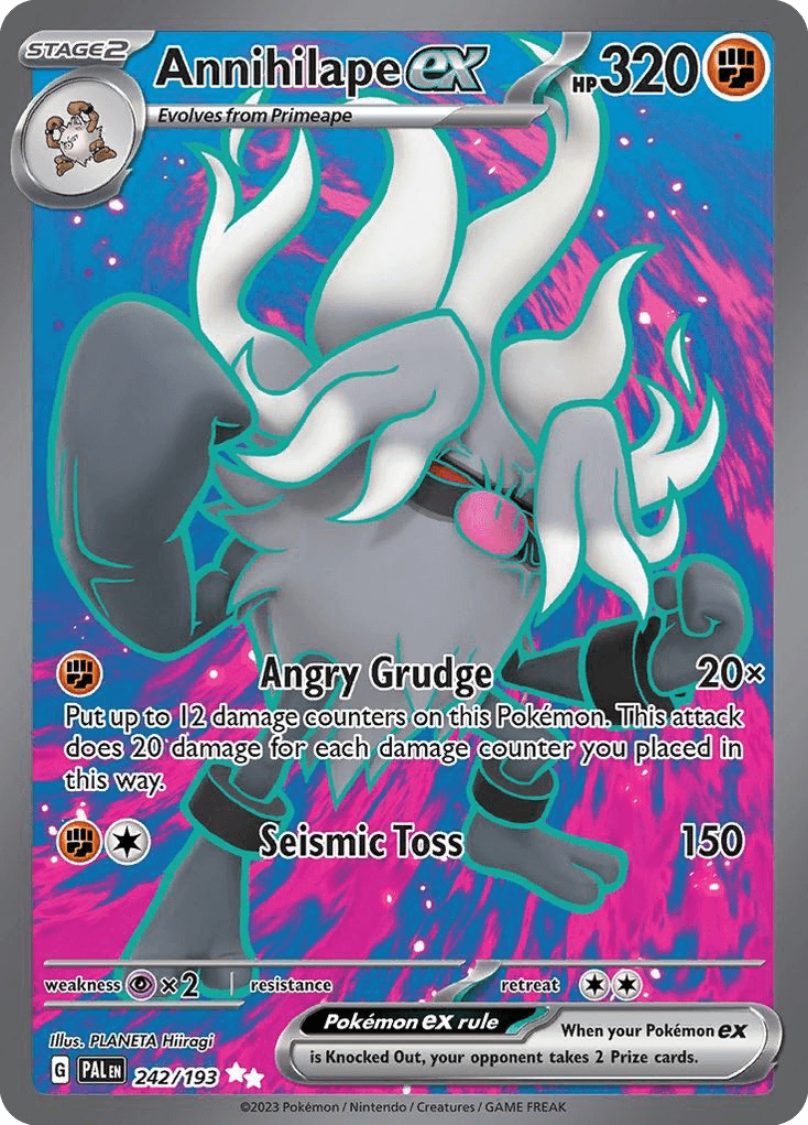 Annihilape ex, kortbilde fra pokemontcg.io