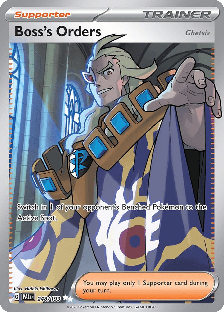 Boss's Orders (Ghetsis), kortbilde fra pokemontcg.io