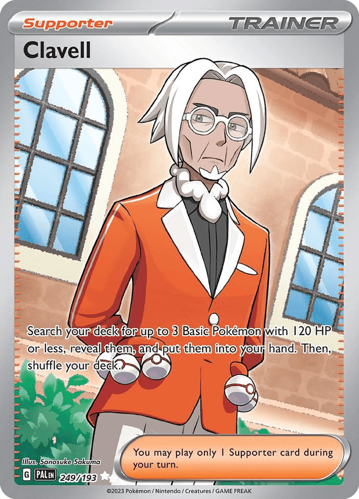 Clavell, kortbilde fra pokemontcg.io