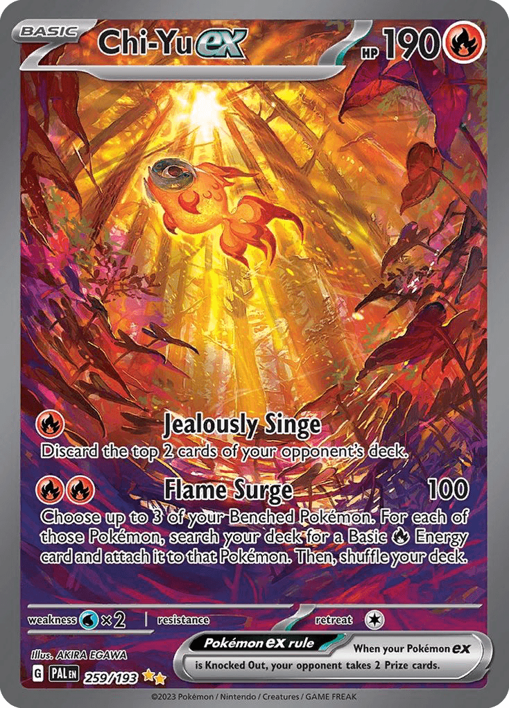 Chi-Yu ex, kortbilde fra pokemontcg.io