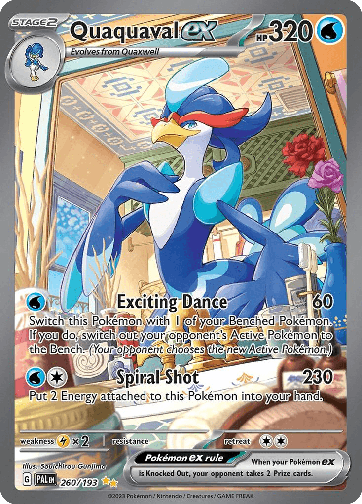 Quaquaval ex, kortbilde fra pokemontcg.io