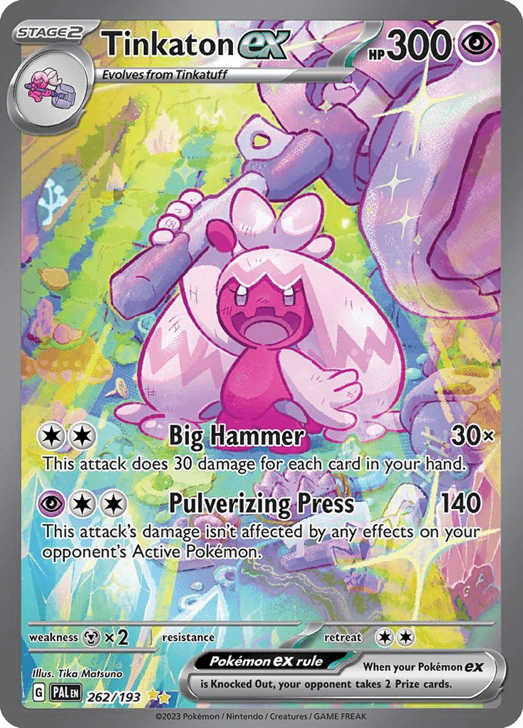 Tinkaton ex, kortbilde fra pokemontcg.io