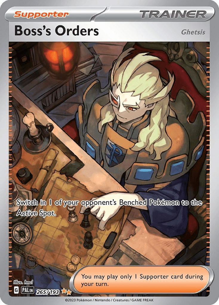 Boss's Orders (Ghetsis), kortbilde fra pokemontcg.io