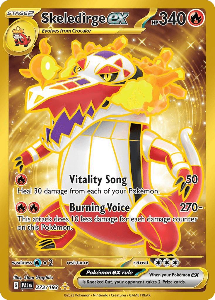 Skeledirge ex, kortbilde fra pokemontcg.io