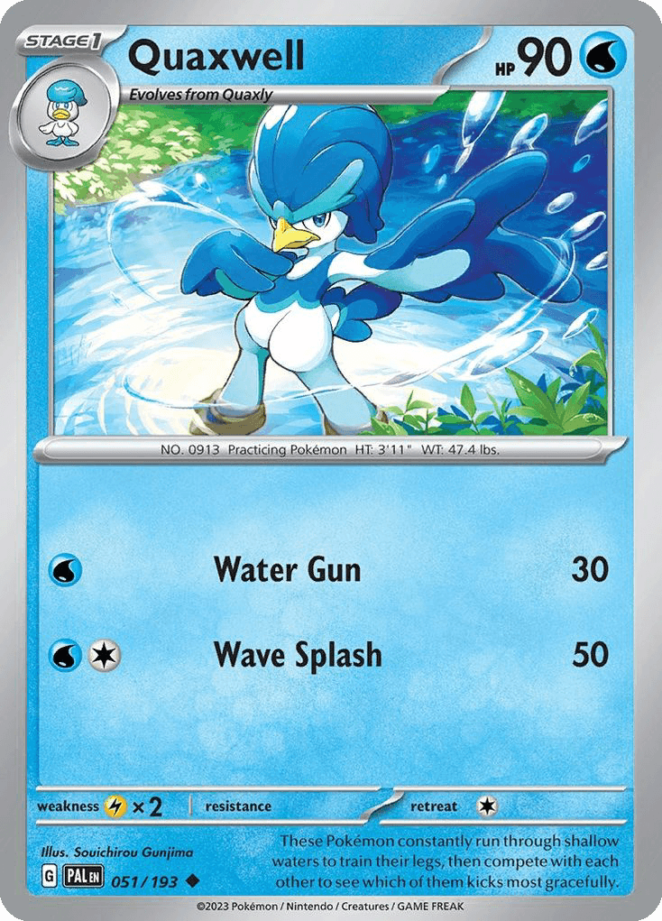 Quaxwell, kortbilde fra pokemontcg.io