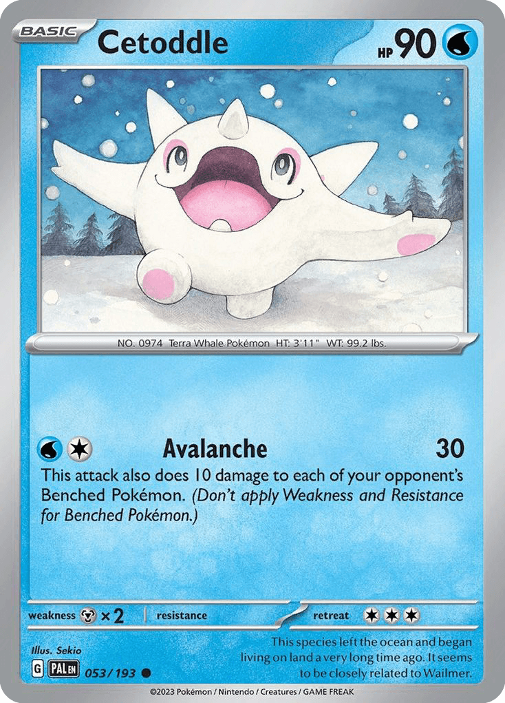 Cetoddle, kortbilde fra pokemontcg.io