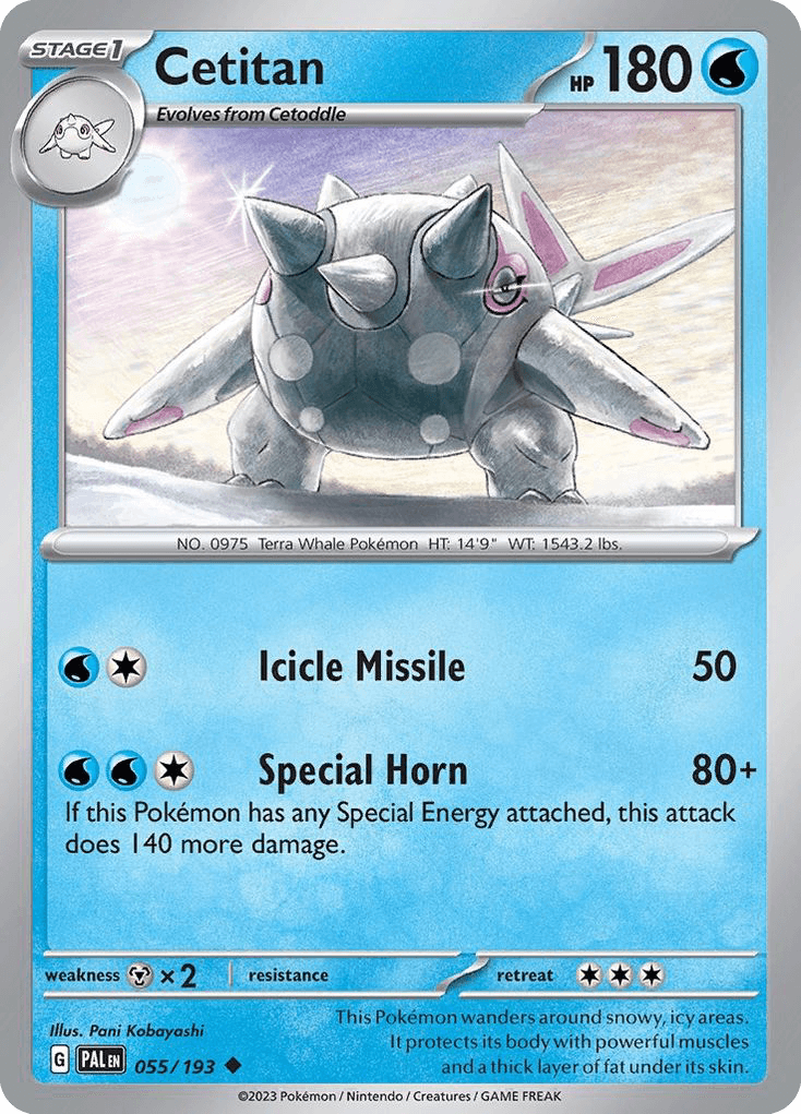 Cetitan, kortbilde fra pokemontcg.io