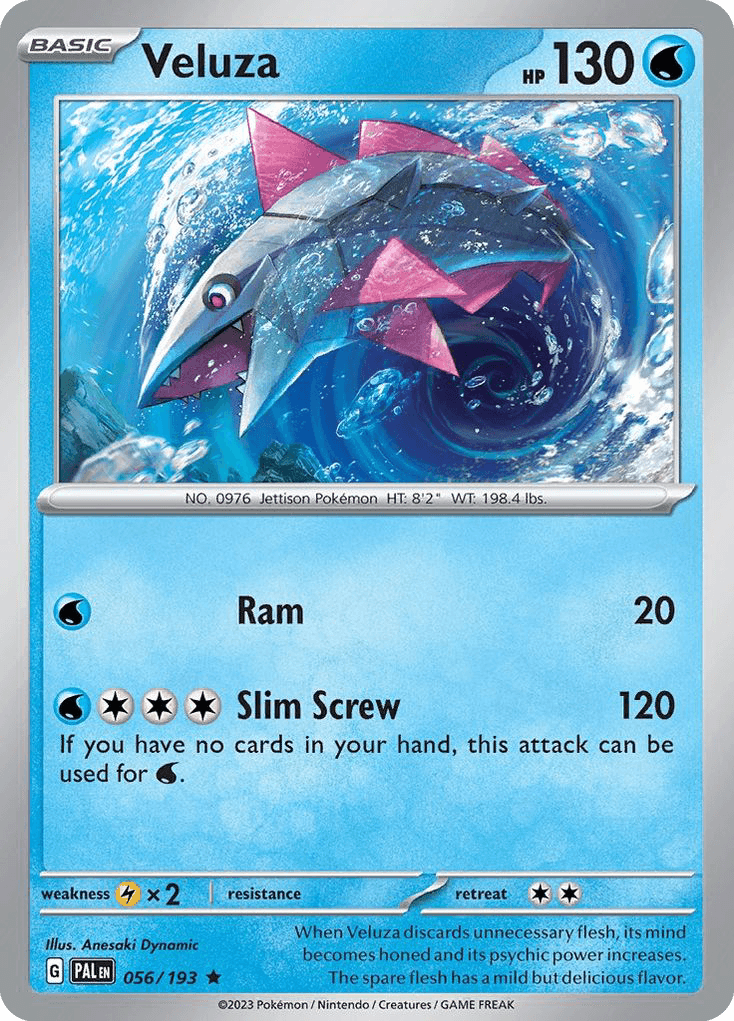 Veluza, kortbilde fra pokemontcg.io