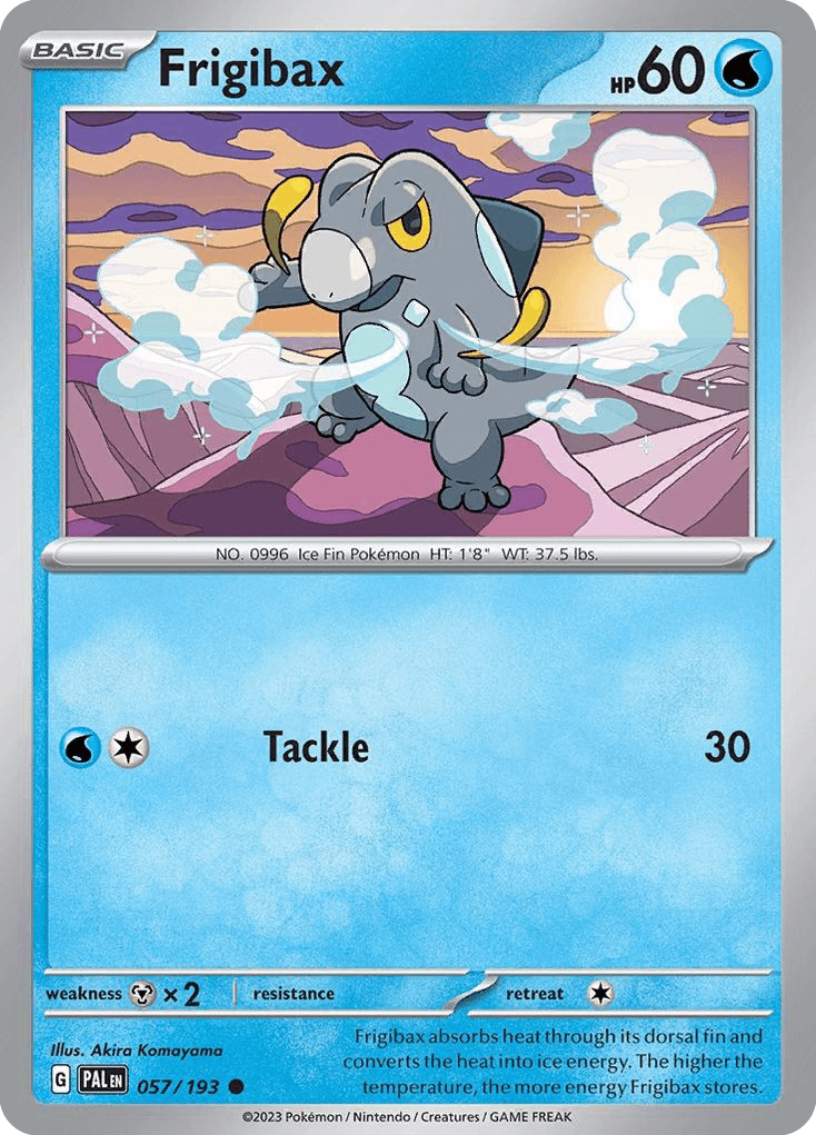 Frigibax, kortbilde fra pokemontcg.io