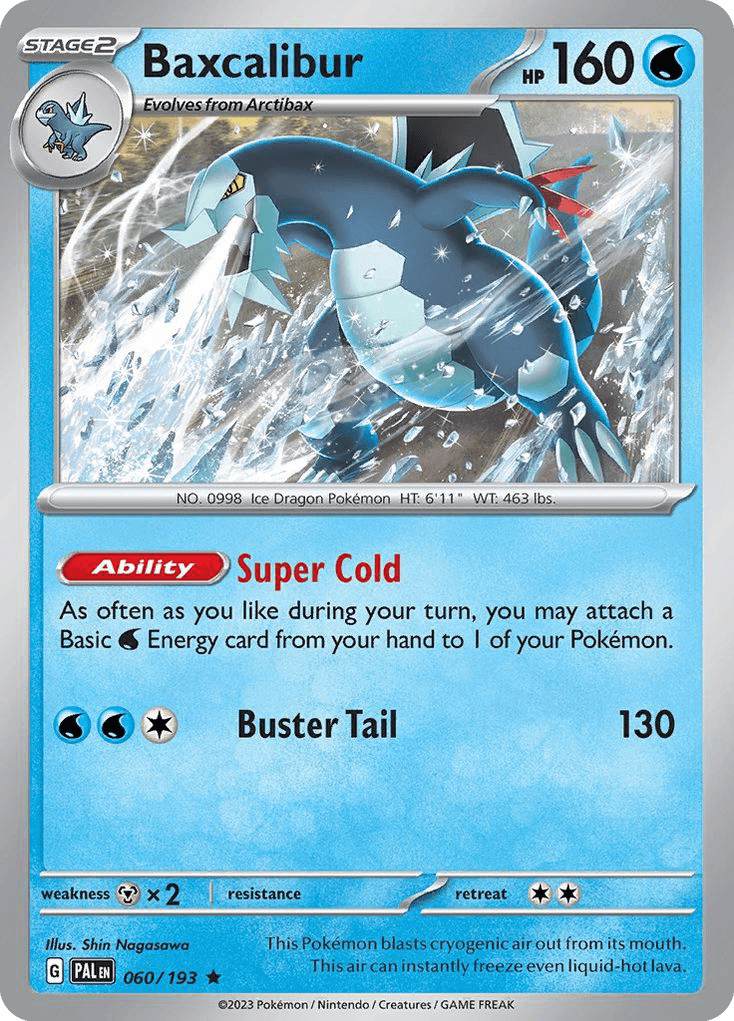 Baxcalibur, kortbilde fra pokemontcg.io