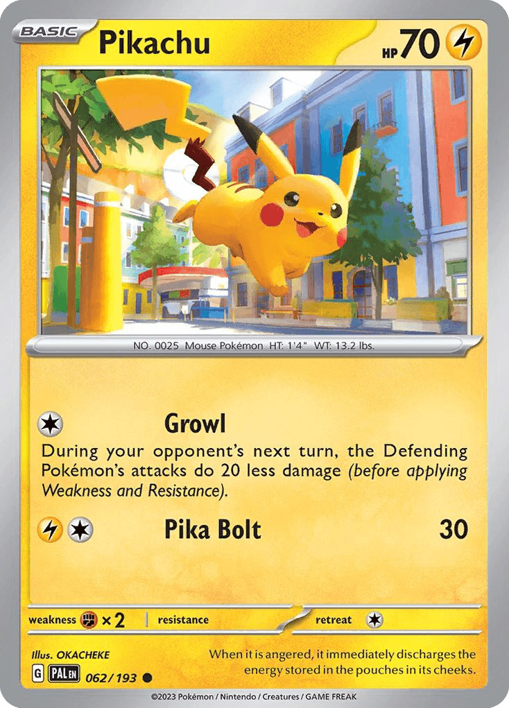 Pikachu, kortbilde fra pokemontcg.io
