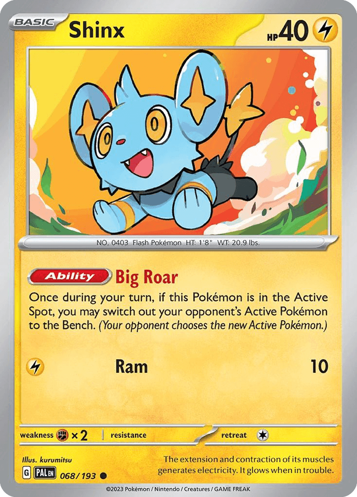 Shinx, kortbilde fra pokemontcg.io