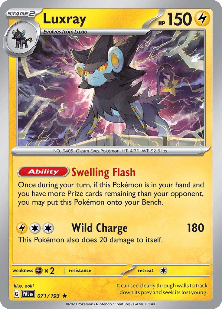 Luxray, kortbilde fra pokemontcg.io