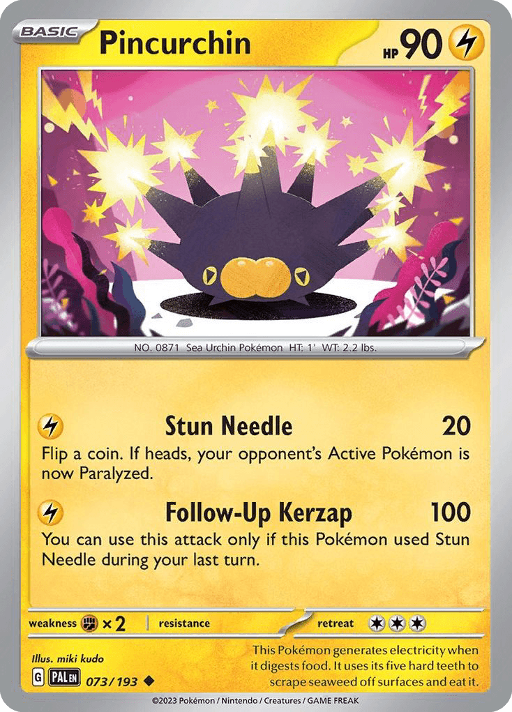 Pincurchin, kortbilde fra pokemontcg.io