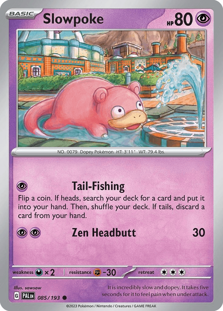 Slowpoke, kortbilde fra pokemontcg.io