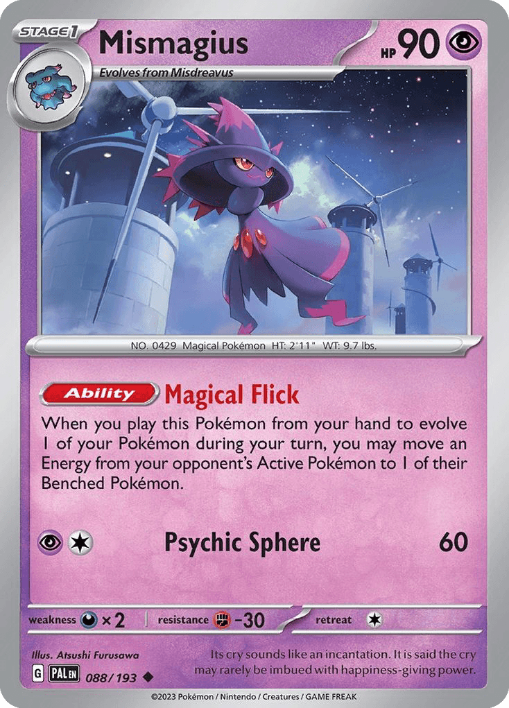 Mismagius, kortbilde fra pokemontcg.io