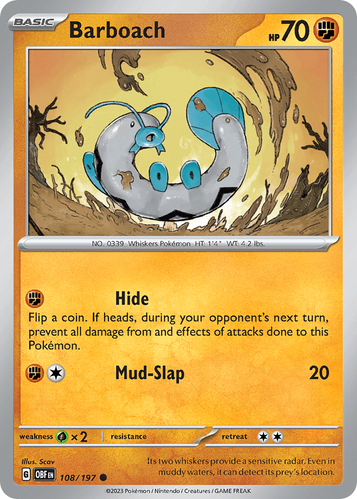 Barboach, kortbilde fra pokemontcg.io