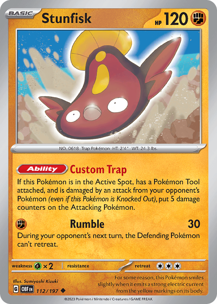 Stunfisk, kortbilde fra pokemontcg.io