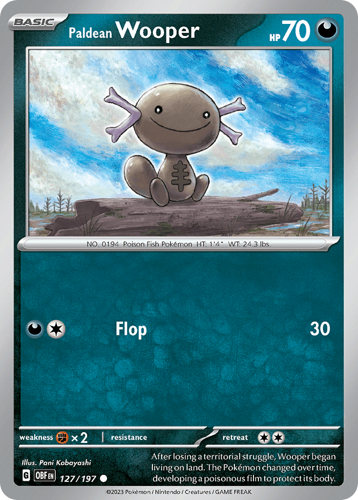 Paldean Wooper, kortbilde fra pokemontcg.io