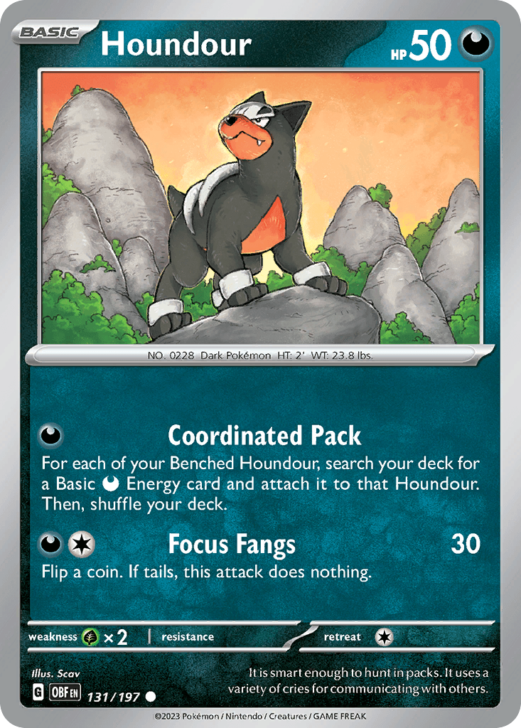 Houndour, kortbilde fra pokemontcg.io