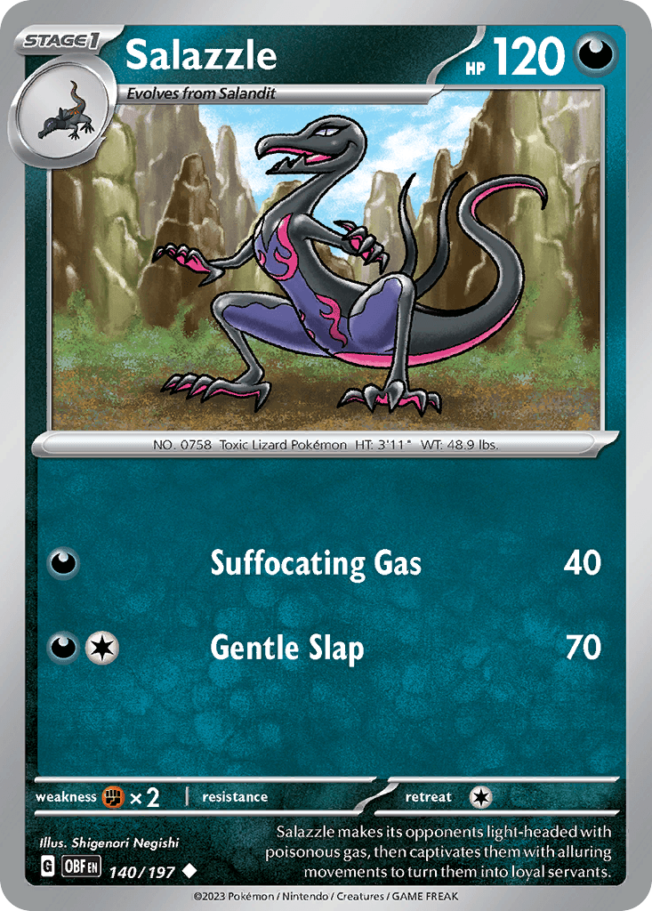 Salazzle, kortbilde fra pokemontcg.io