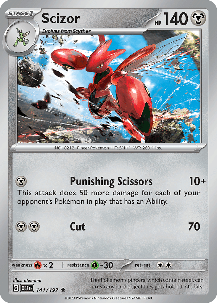 Scizor, kortbilde fra pokemontcg.io