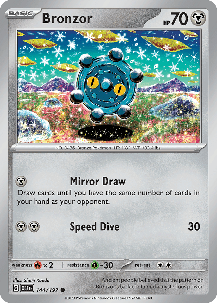 Bronzor, kortbilde fra pokemontcg.io