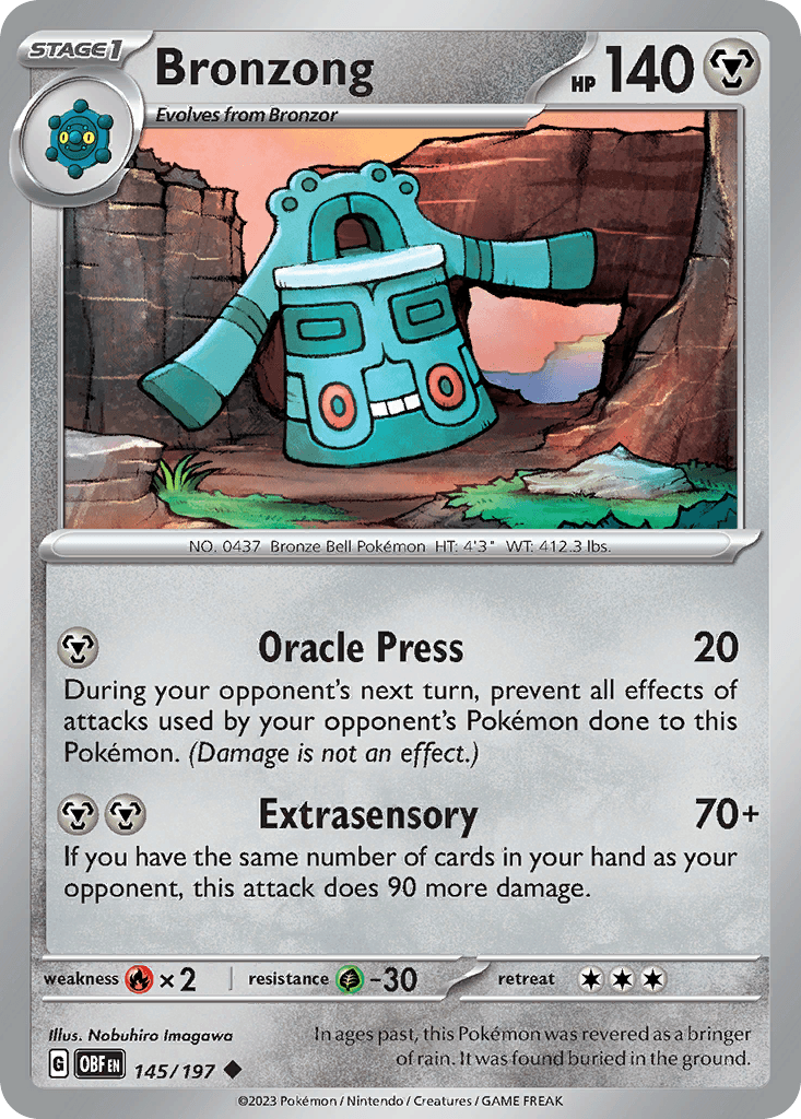 Bronzong, kortbilde fra pokemontcg.io