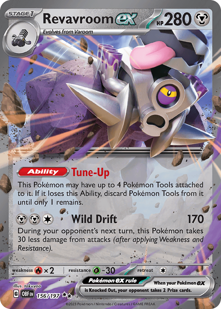 Revavroom ex, kortbilde fra pokemontcg.io