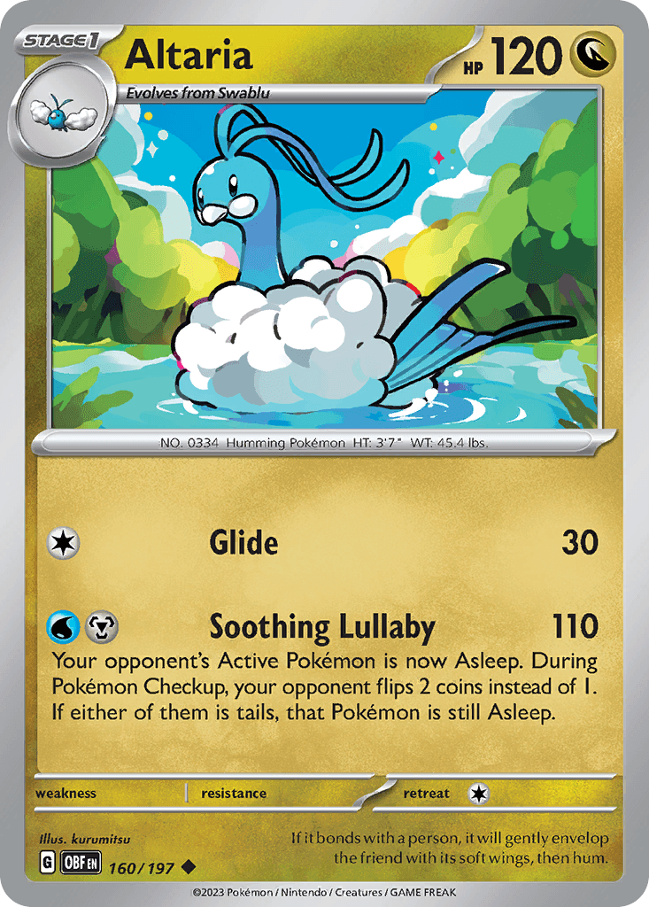 Altaria, kortbilde fra pokemontcg.io