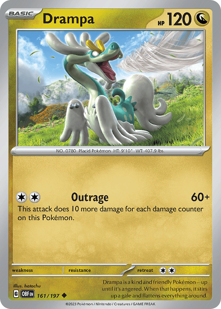 Drampa, kortbilde fra pokemontcg.io