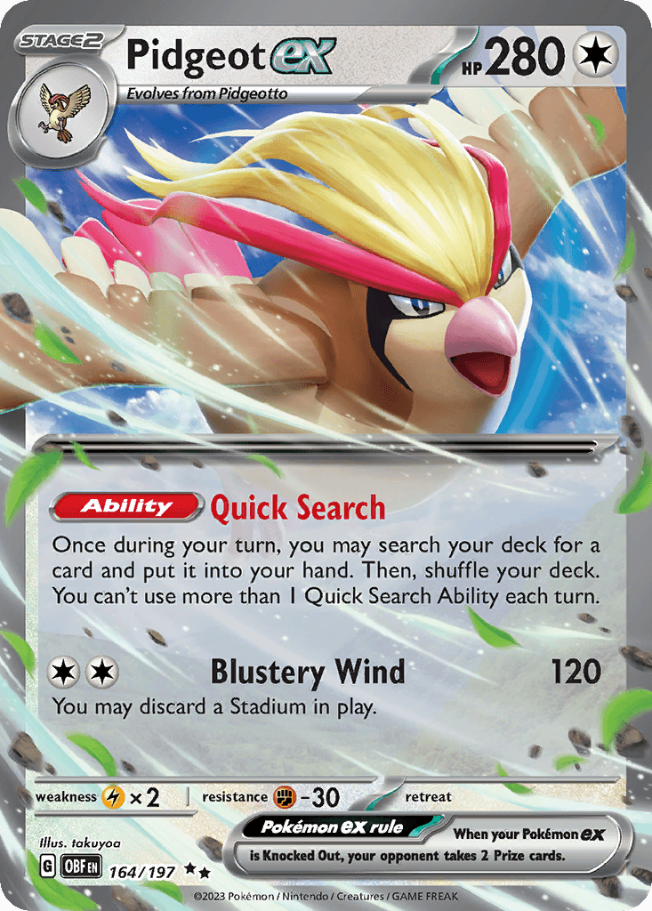 Pidgeot ex, kortbilde fra pokemontcg.io