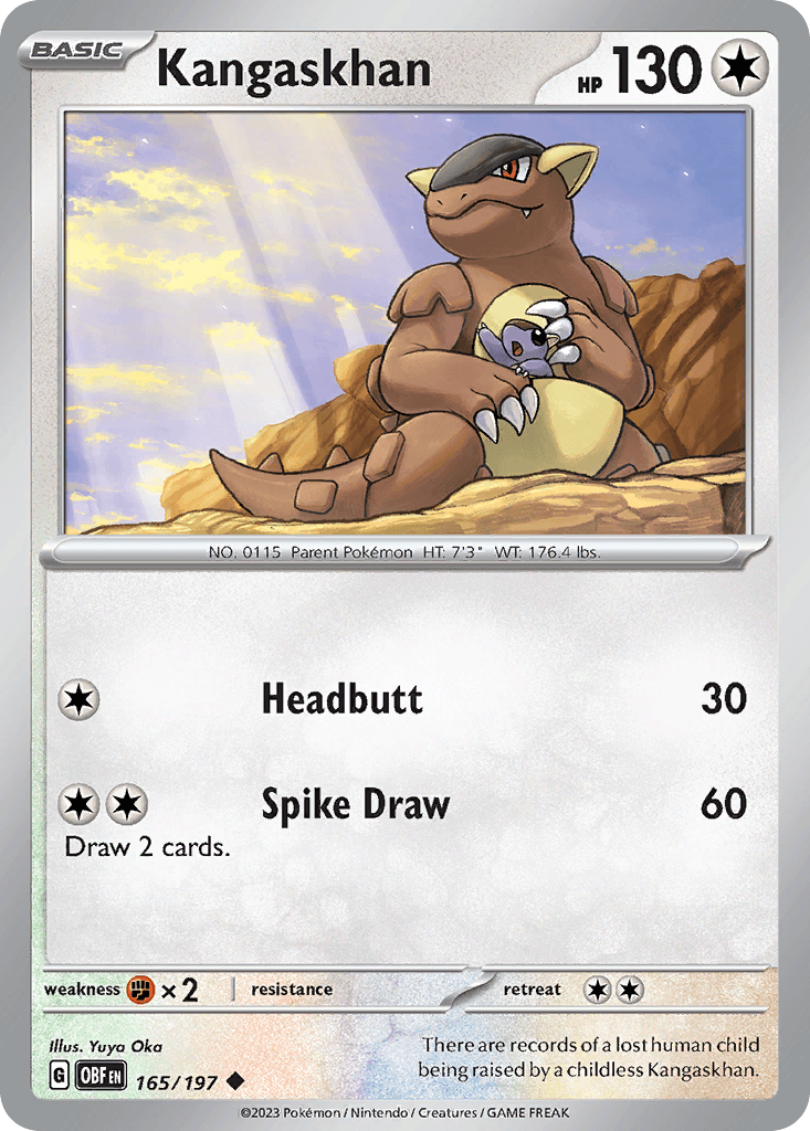 Kangaskhan, kortbilde fra pokemontcg.io