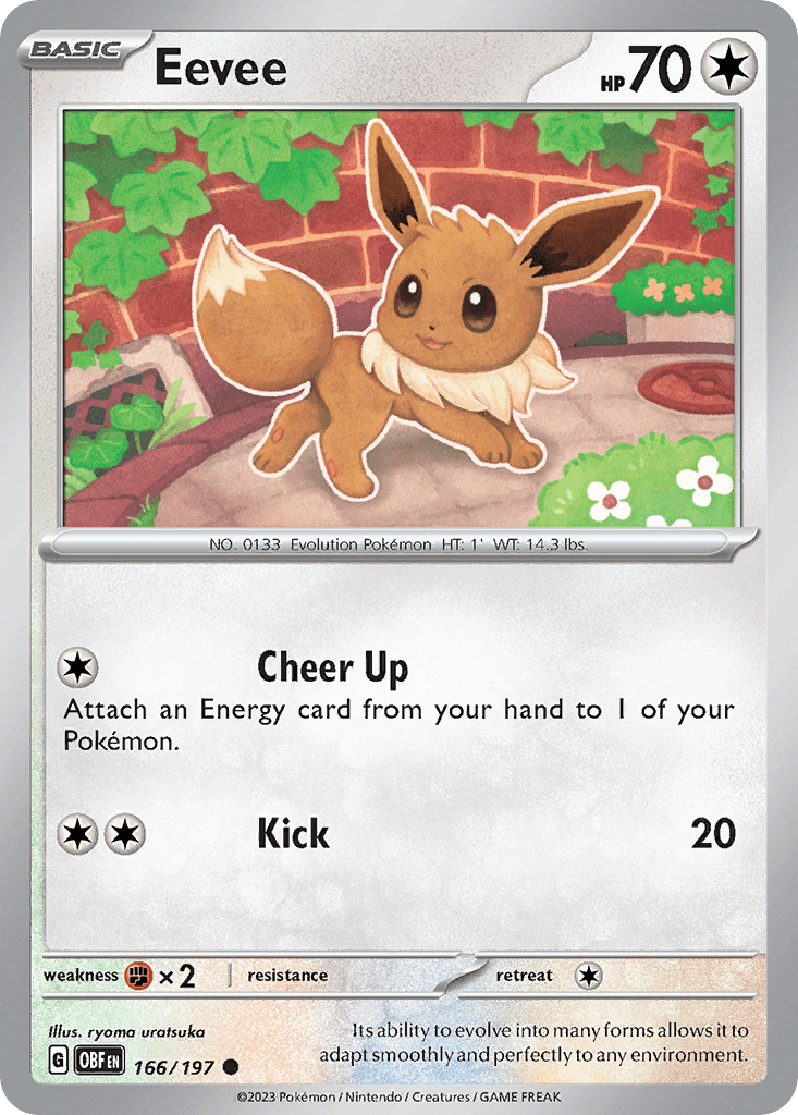 Eevee, kortbilde fra pokemontcg.io