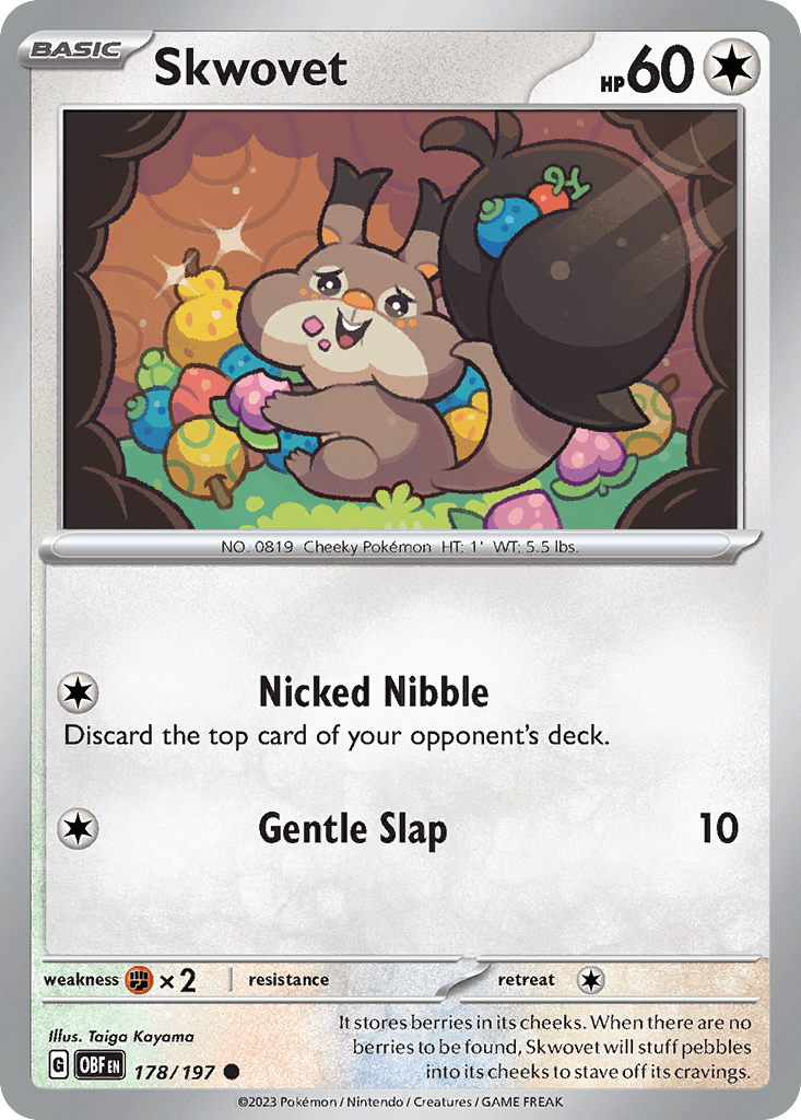 Skwovet, kortbilde fra pokemontcg.io